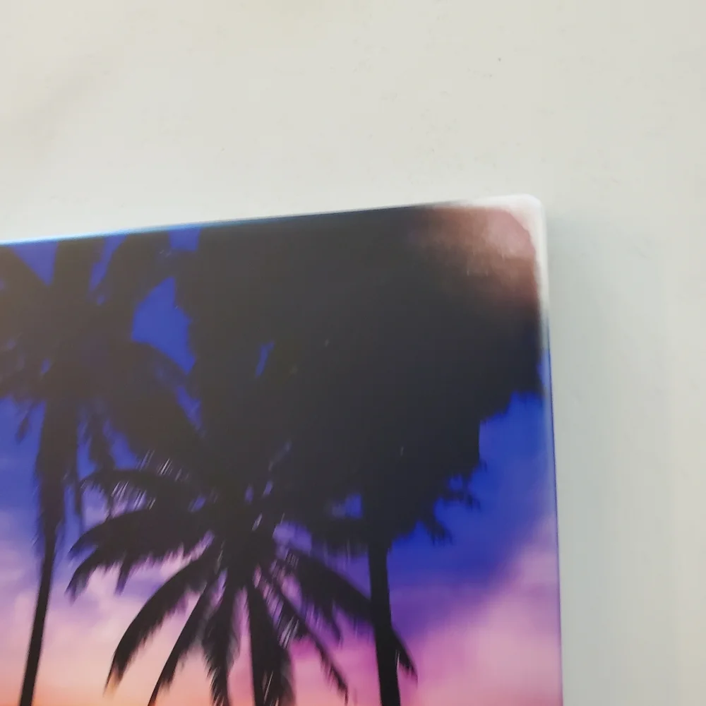 Sunset Palm Trees 2 Pack Sandstone Coasters